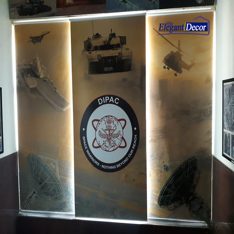 Prinetd Roller Blinds for window furnishinig